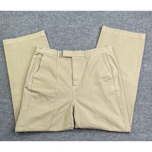 Alex Mill Pants Women's 12 Twill Wide Leg Cotton Blend Classic Beige Minimalist